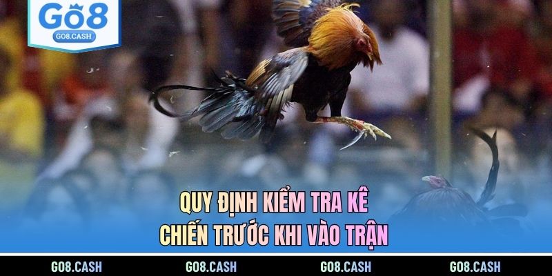 Quy định kiểm tra kê chiến trước khi vào trận